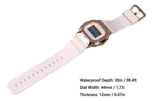 Reloj Deportivo Impermeable Con Correa Led De Poliuretano Y