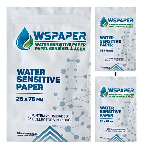 Kit Papel Sensível A Água Hidrossensível 2 Pacotes C 25 Unid