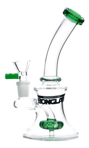 Bonglab Bong Pyrex X5 Pocket Bell Green 17cm