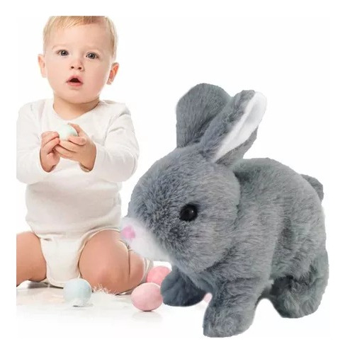 Conejo Saltarín De Peluche Juguete Para Niños Niñas Mascota