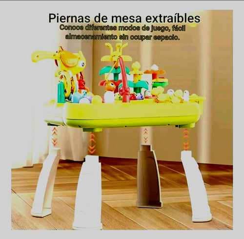 Juguete Mesa De 9 Actividades De Aprendizaje Multifuncional