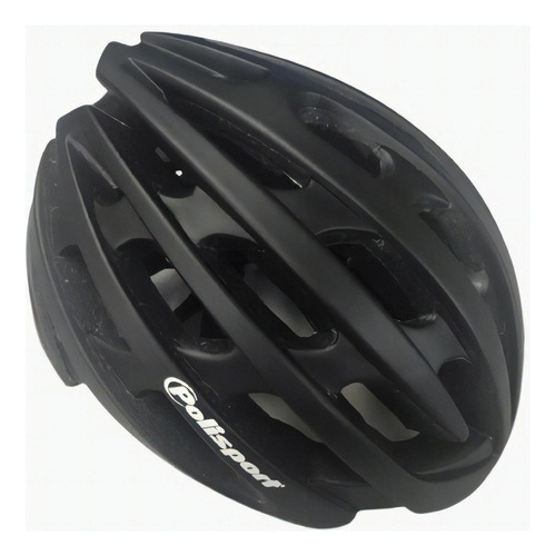 Capacete Ciclismo Polisport Light Road Preto Fosco M Cor Preto Fosco Logo Branco Tamanho M ( 54 - 58 cm)