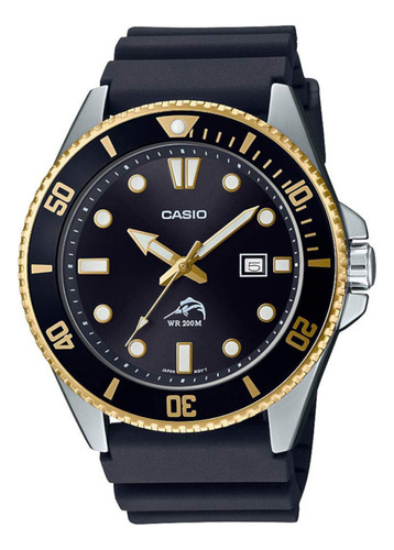 Reloj Casio Mdv-106g-1avcf Marlin Buceo-negro