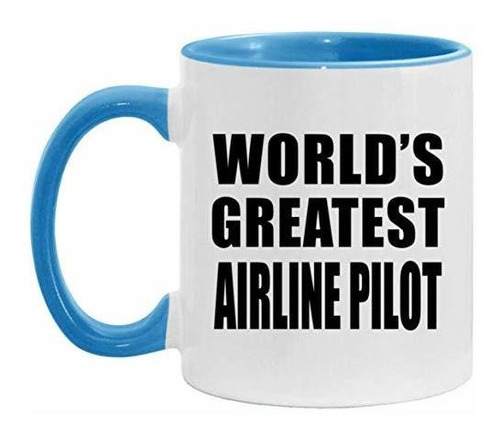 Taza, Vaso Desayuno - World's Greatest Airline Pilot - Taza 