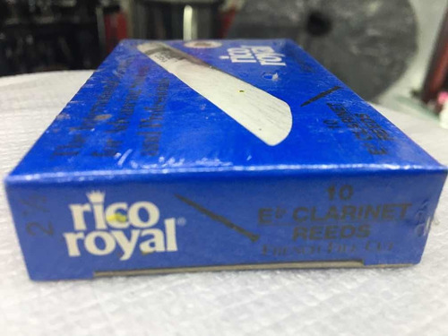 Palheta Rico Royal Clarinete Eb N° 2,5 C/ 10 Unidades
