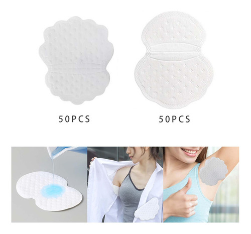 100x Almohadillas Protectoras Contra El Sudor Para Las