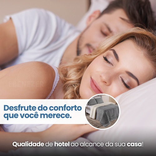 Edredom Sherpa Cobertor E Coberdrom Casal Queen Size Super Macio Grosso Pele Lã Carneiro Cor Cinza
