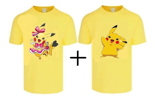 Par De Playeras Pikachu Pareja Couple Amor Pokemon Aesthetic