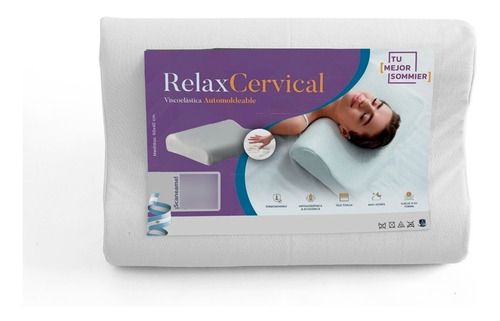 Almohada Tms Relax Cervical Inteligente C/ Funda S/c*