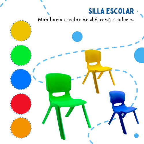 Silla Infantil Extra Reforzada Colores A Escoger