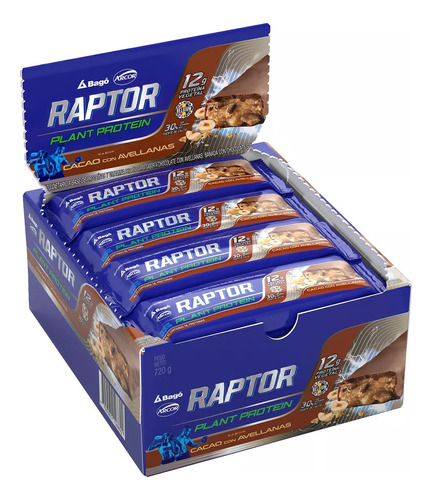 Barra Proteica Raptor Simple Arcor Bago 16 Unid