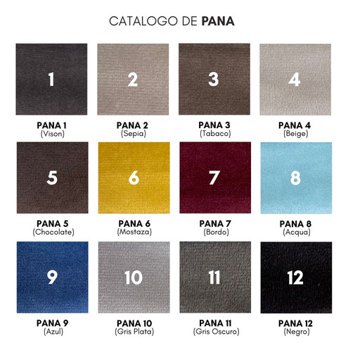 Imagen 5 de 8 de Respaldo De Sommier Liso 2.00 Lino,chenille Y Pana Antmancha