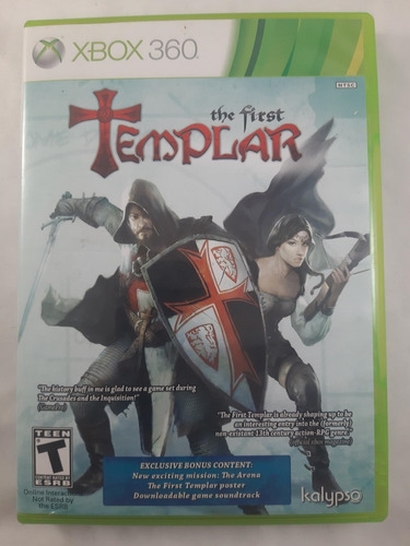 Juego The First Templar Xbox 360 Fisico Usado