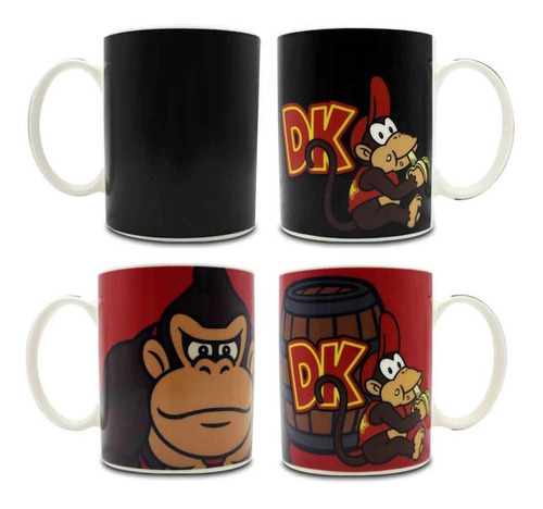 Caneca Mágica Donkey Kong Video Game Nintendo Super Mário 