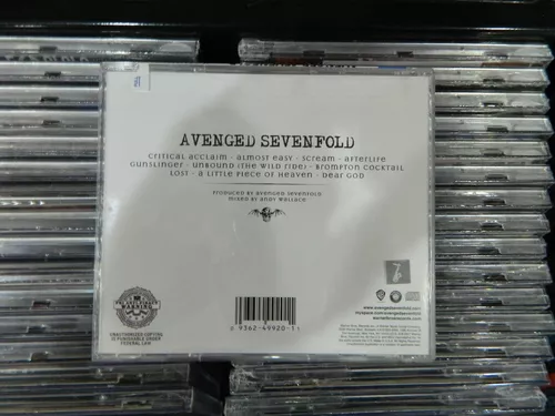 Avenged Sevenfold CD Scream Gunslinger Critical Acclaim 