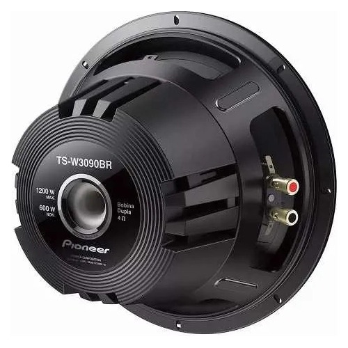 Alto Falante Subwoofer Pioneer Ts W3090 D4 Bobina Dupla 4ohm