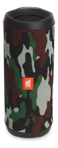 Jbl Flip 4, Camuflaje - Altavoz Bluetooth Resistente Al Agua