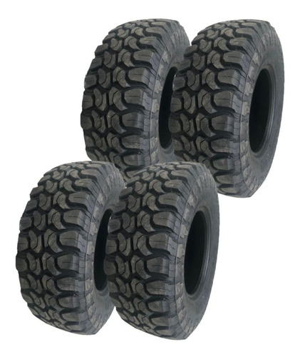 Kit 04 Pneus 35x12.50 R17 121q Dx-9 M/t Bandit Lt 10pr