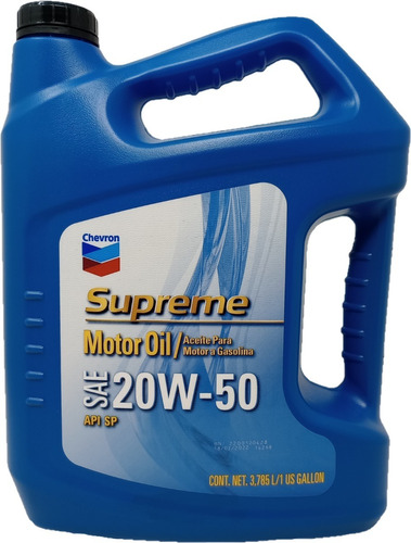 Aceite Chevron Supreme 20w50 Sp - 1g
