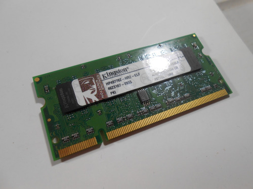 Memoria Ram Para Notebook Netbook Ddr2 1 Gb Kingston