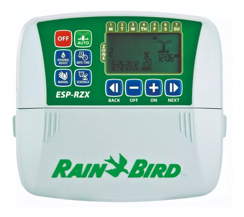 Programador De Riego Rain Bird Automatico Rzx 6 Estaciones *