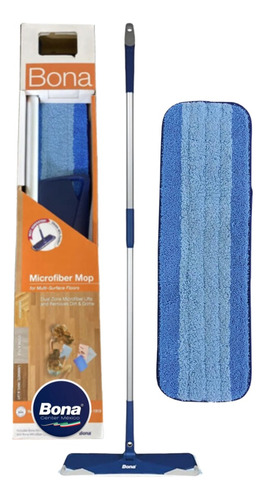 Limpiador Bona Con Mop Microfibras Pisos De Madera.