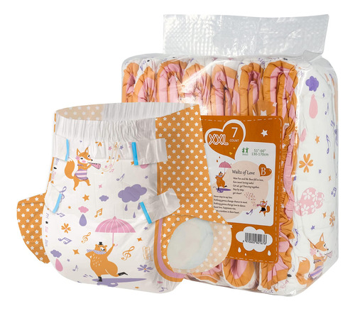 Aimisin Panales Estampados Para Adultos, Xxl - Fox And Bear,