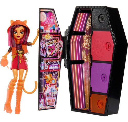 Muñeca Toralei Stripe Skulltimate Neon Frights Monster High