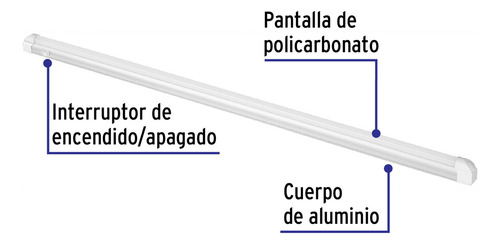 Lampara Gabinete 19 W, 108 Leds Voltech 47326 6500k