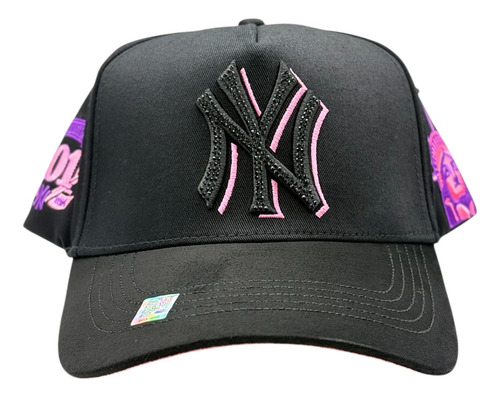 Gorra Big Boss New York Yankees Kevin Hats Edición Limitada Negro Ajustable Lisa