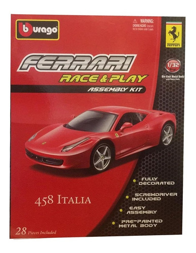 Ferrari Kit De Armado 1:32 - En Metal Bburago