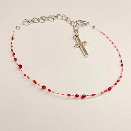 (a) Pulsera Con Forma De Gota De Sangre Roja Con Personalida