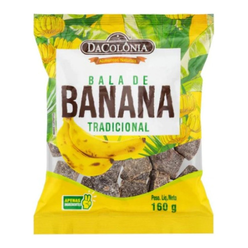 Caramelo De Banana 160g - Importado De Brasil