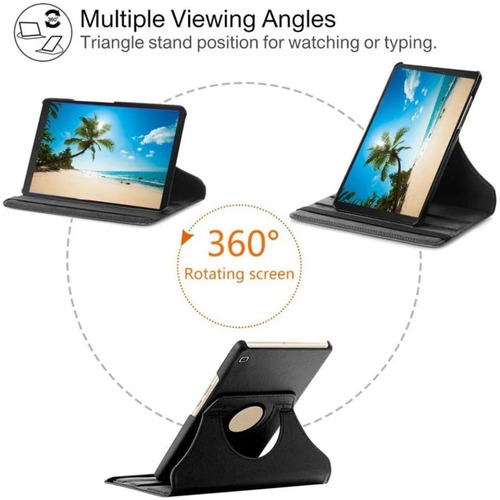 Imagem 3 de 10 de Capa Giratória Tablet S7 Fe 12.4 Kit Mouse/película/teclado