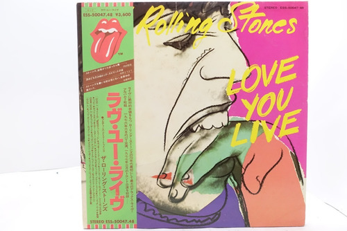 Vinilo The Rolling Stones Love You Live 1979 Ed Japonesa Obi