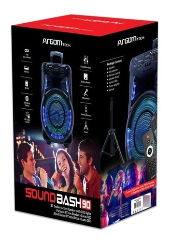 Parlante Bluetooth Soundbash 90 Arg-sp-4090bk