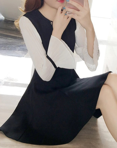 Imagen 1 de 4 de Vestido Negro Talla S Nuevo Importado En Stock