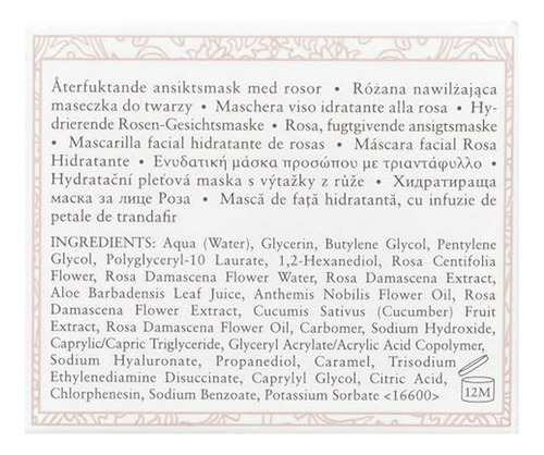 Mascarilla Facial De Rosas Mini Fresca 30 Ml - Renovada