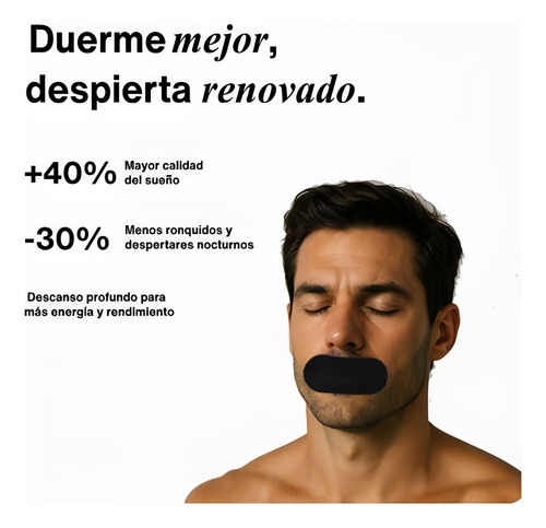Cinta Bucal Antirronquido X30 Unidades