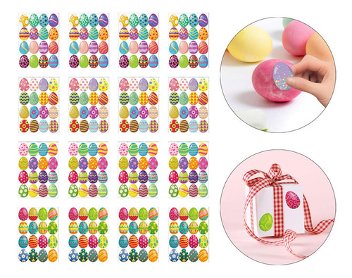 Calcomanías Autoadhesivas De Pegatinas De Huevos De Pascua