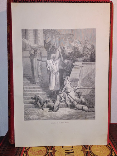 Lázaro Y El Rico Malo - La Sagrada Biblia, 1884