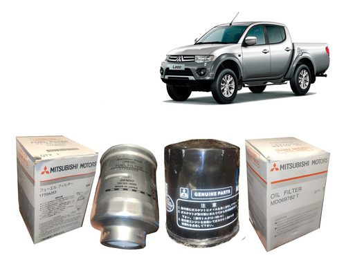 Filtro Aceite Petroleo Original Mitsubishi L200 2.5 07-2012