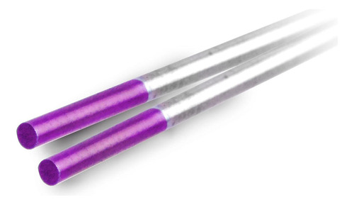 Electrodo D/tungsteno Morado 1/8 X 7 (10 Pzs) Color de la punta Violeta oscuro