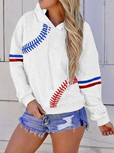 Imagen 5 de 6 de Tops De Rebote De Béisbol Para Mujeres Raglan Long Sleeve Su