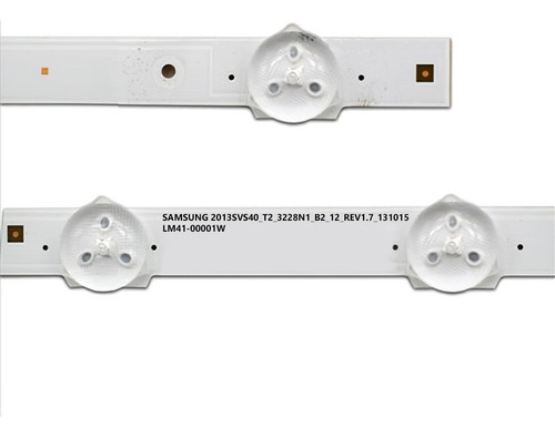 Imagen 2 de 4 de Tira Led Tv Backlight 10 B Samsung 40 5 Leds 32,5cm Kit X3