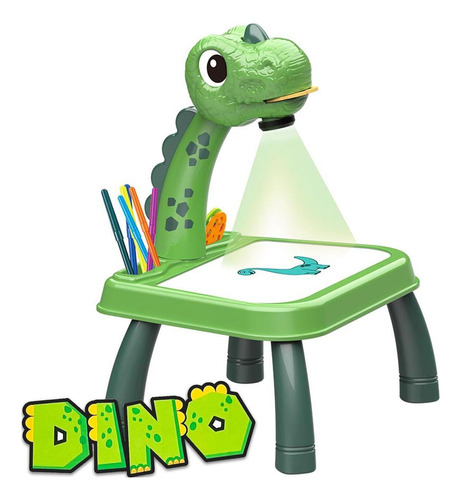 Mesa Projetora Infantil Desenho Interativo Música Dino Fofo