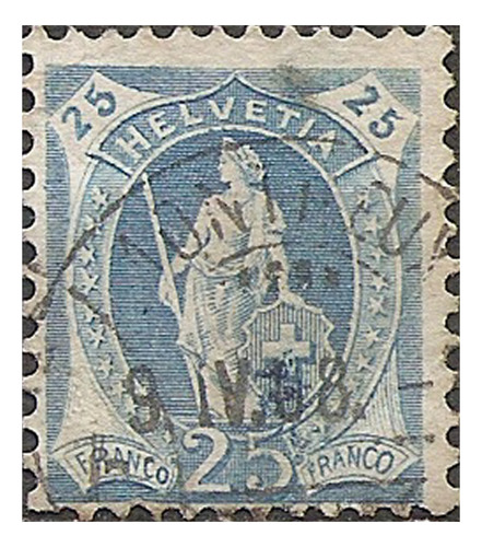 Suiza Yv 94 Catálogos $ Año 1905 Buen Valor 