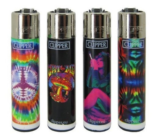 Paquete - 4 Items - Clipper Lighter Tie Dye  Trip 2  Collect