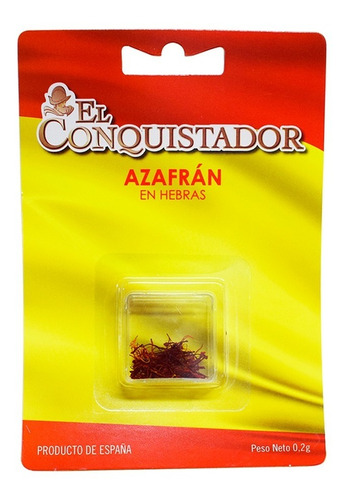 Azafran En Hebras Español Premium 0.20g | El Conquistador