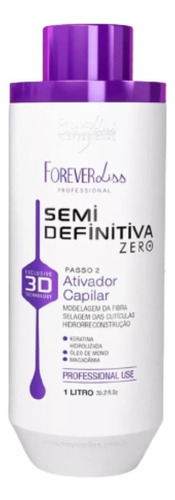 Escova Semi Definitiva Zero Ativador Capilar Forever Liss 1L